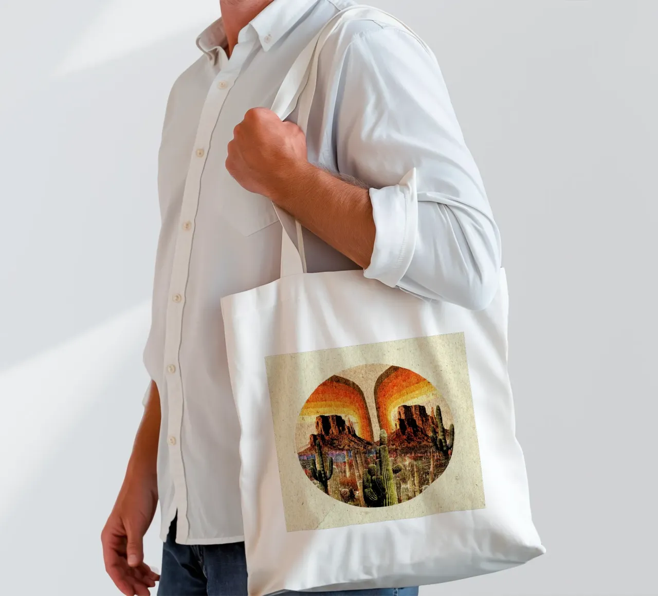Desert Dawn tote bag by Kris Tate