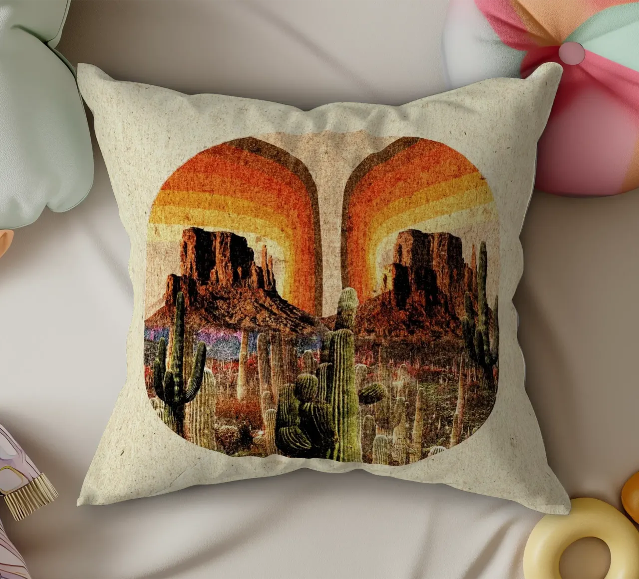 Desert Dawn cuscino da Kris Tate