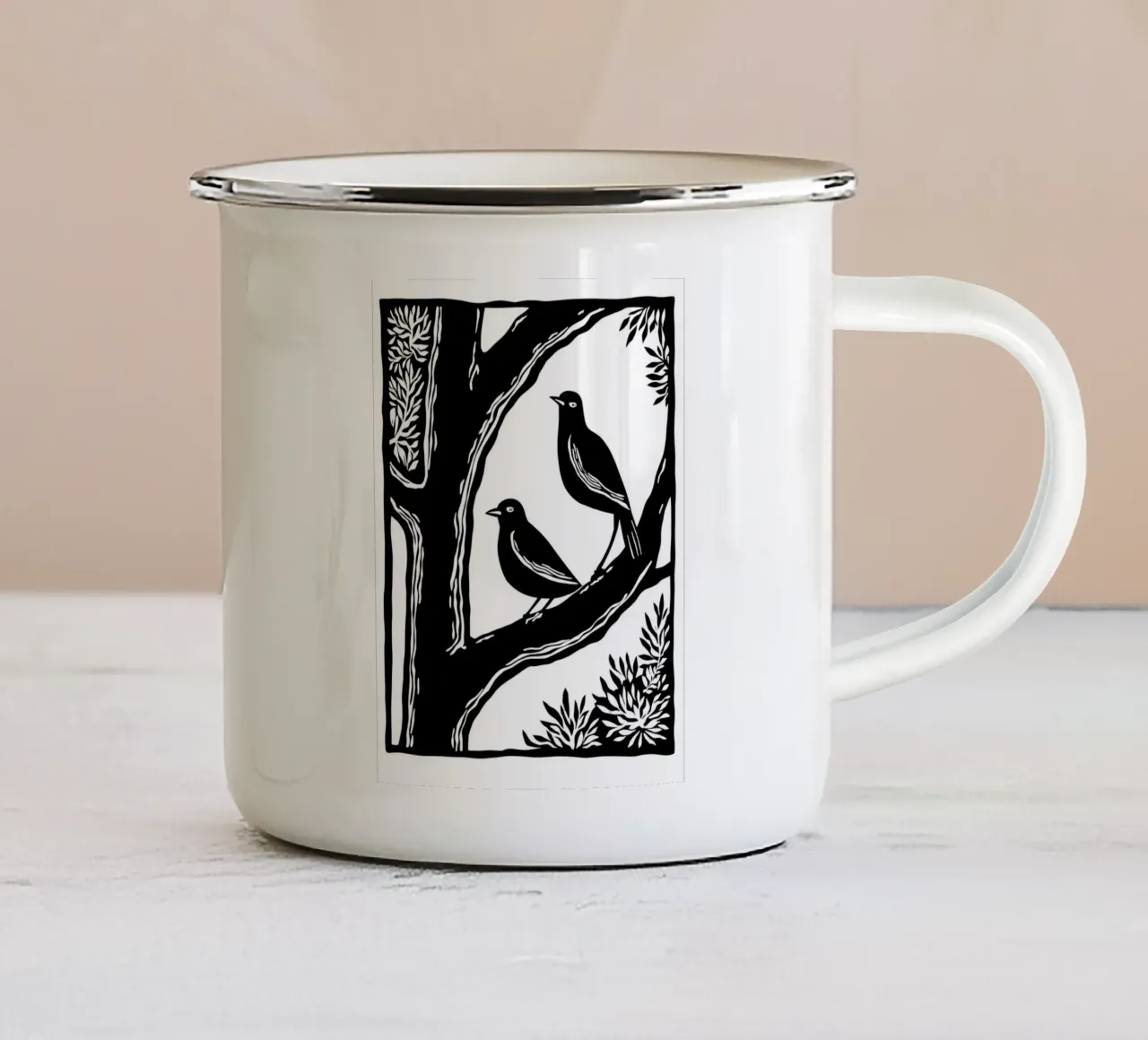 Song of the Forest tazza in smalto da Indigo Rain