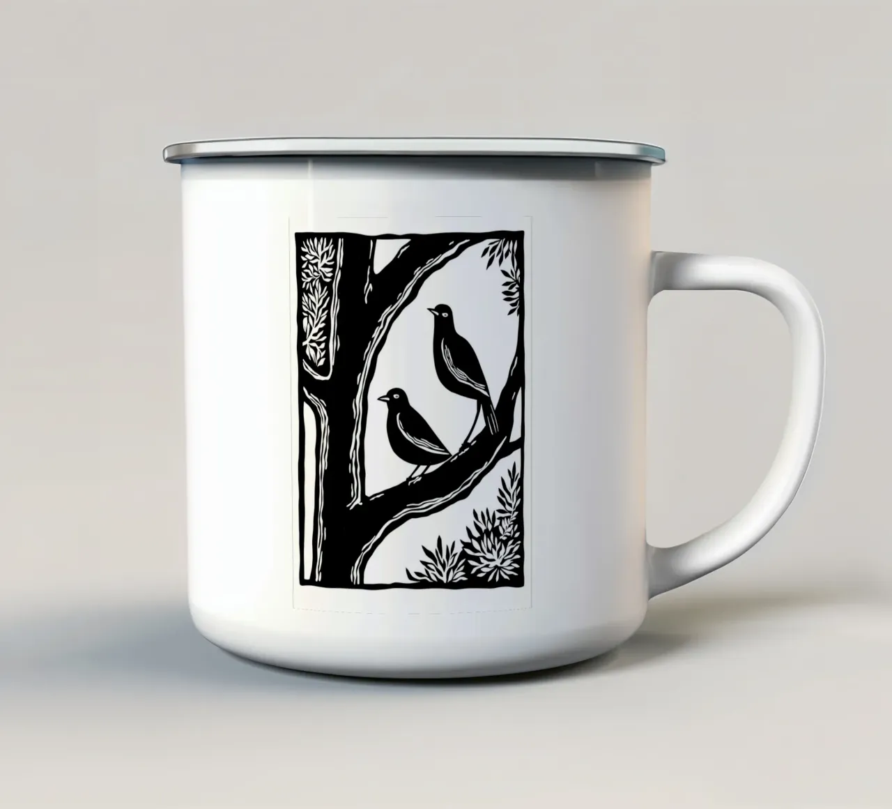 Song of the Forest tazza in smalto da Indigo Rain