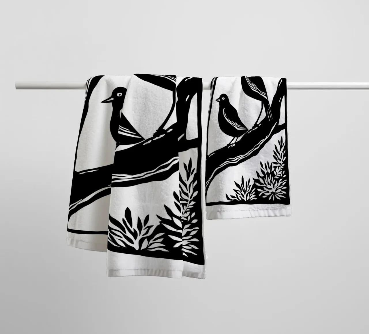 Song of the Forest asciugamano da bagno da Indigo Rain