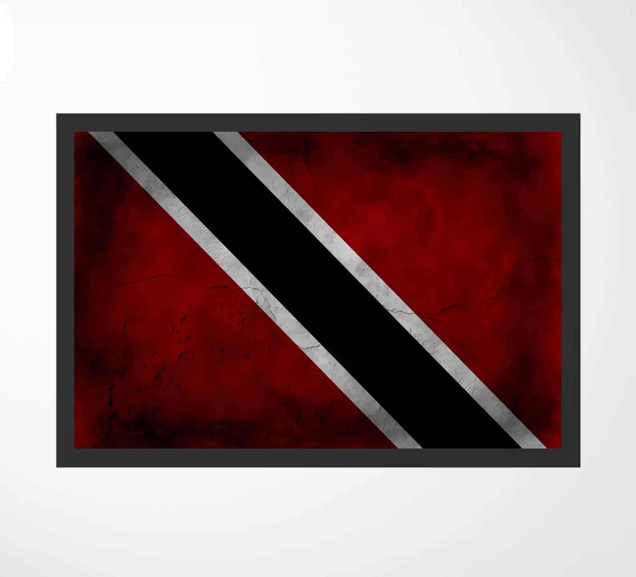 Bandiera d'epoca di Trinidad e Tobago zerbino da Joshua A Holmes