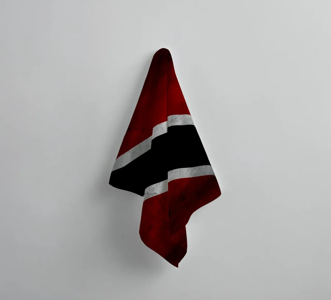 Bandiera d'epoca di Trinidad e Tobago asciugamano da bagno da Joshua A Holmes
