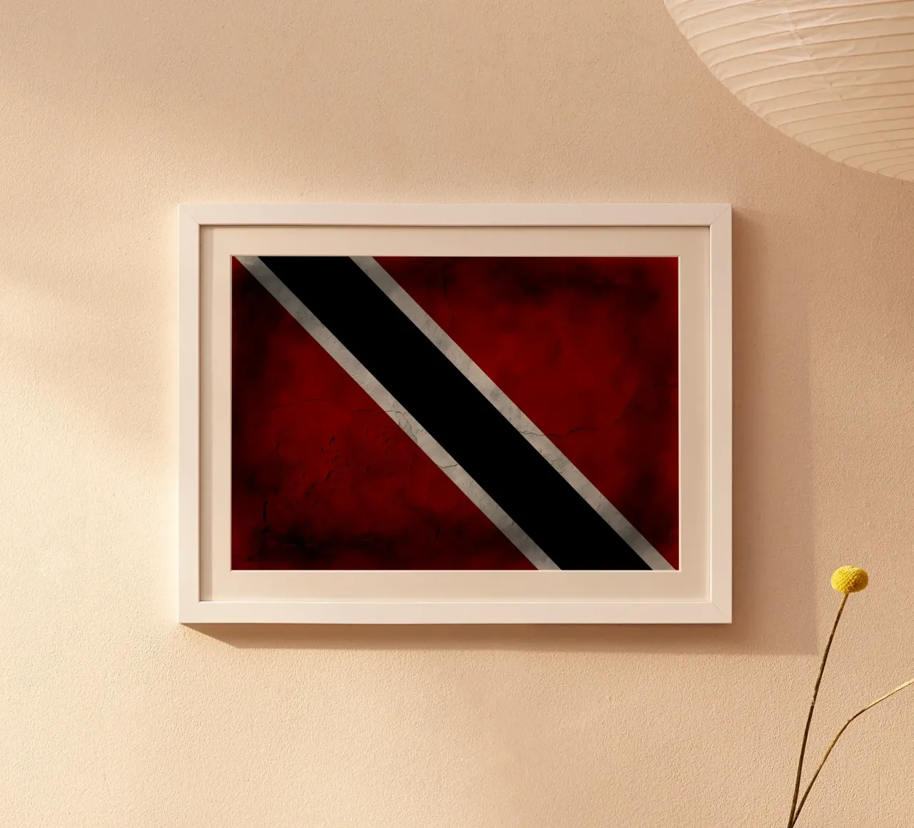 Bandiera d'epoca di Trinidad e Tobago poster da Joshua A Holmes
