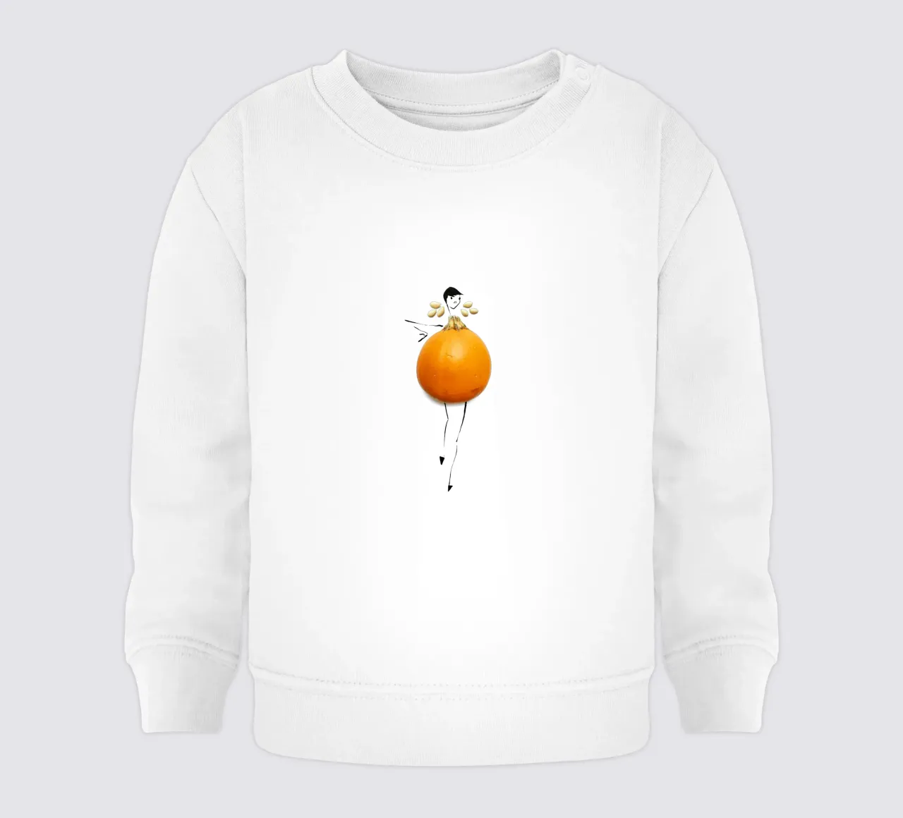 Pumpkin felpa neonato da Gretchen Roehrs