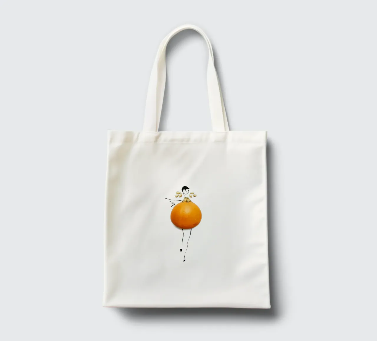 Pumpkin tote bag by Gretchen Roehrs
