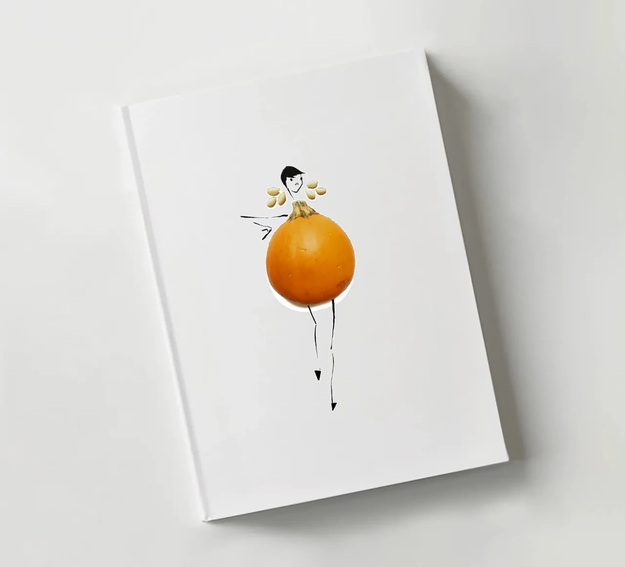 Pumpkin notebook by Gretchen Roehrs
