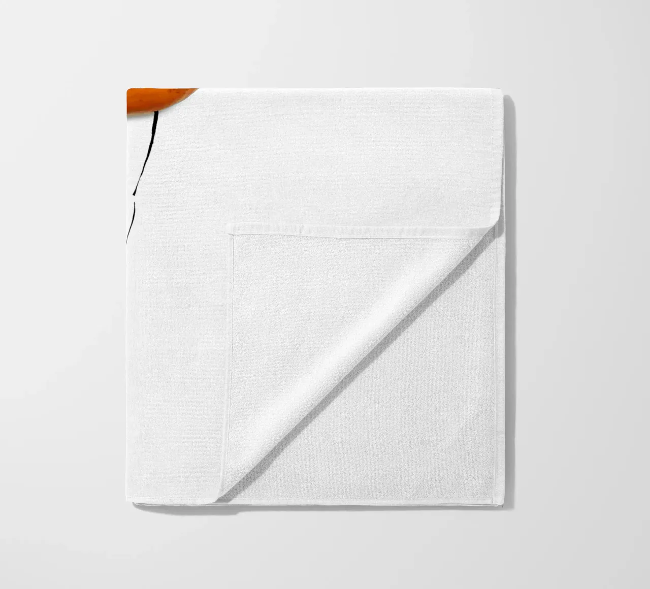 Pumpkin beach towel by Gretchen Roehrs
