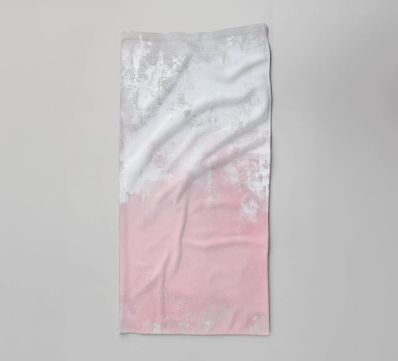 Light pink grunge with colour gradient towel by Carinaprint