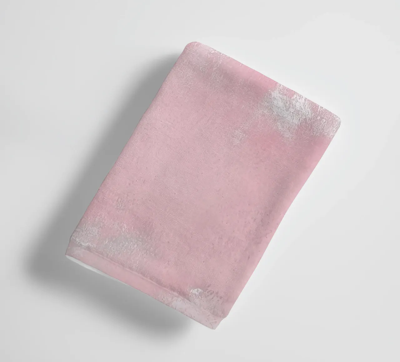 Light pink grunge with colour gradient towel by Carinaprint