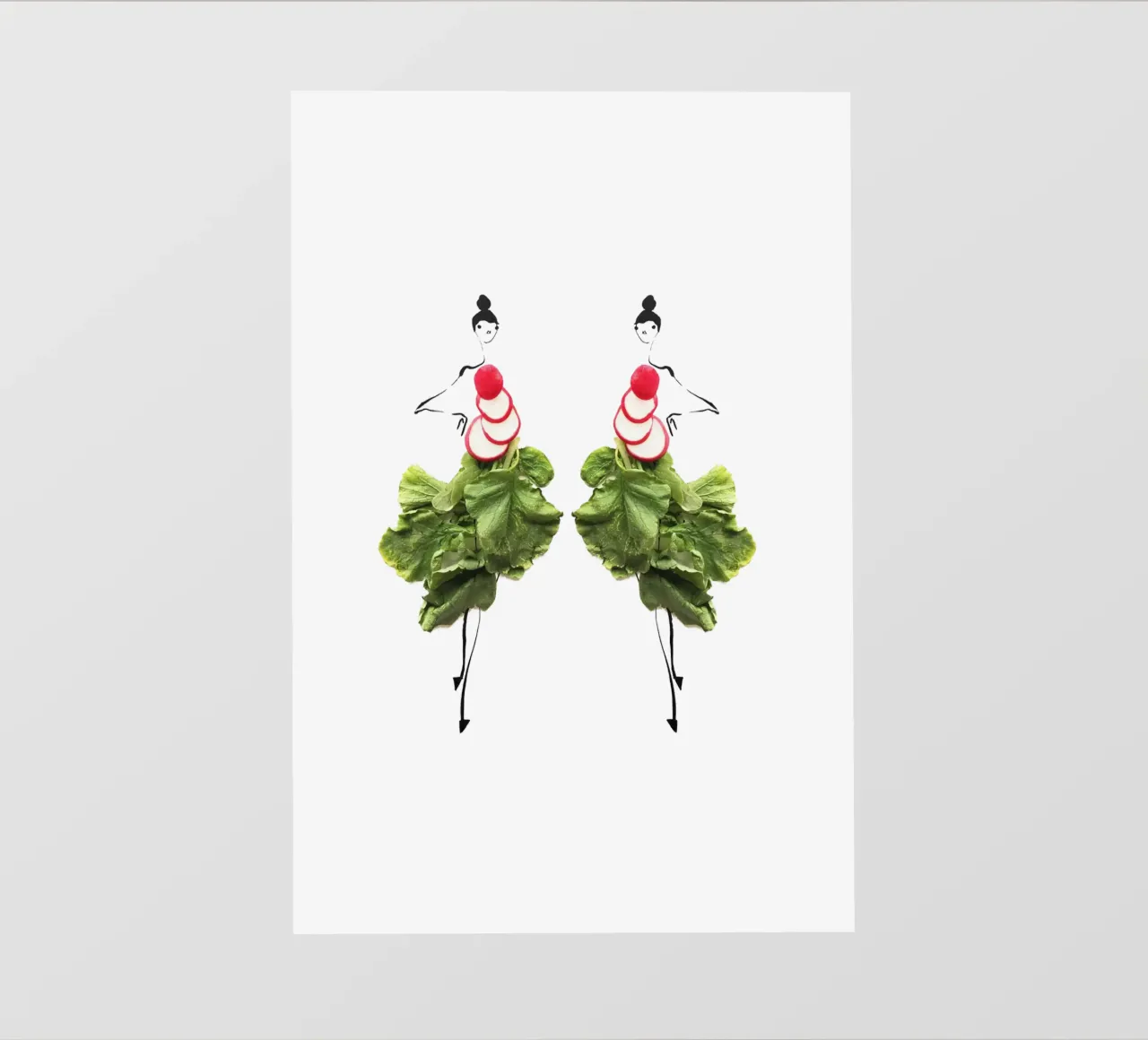 Radish Duo telo in pvc da Gretchen Roehrs