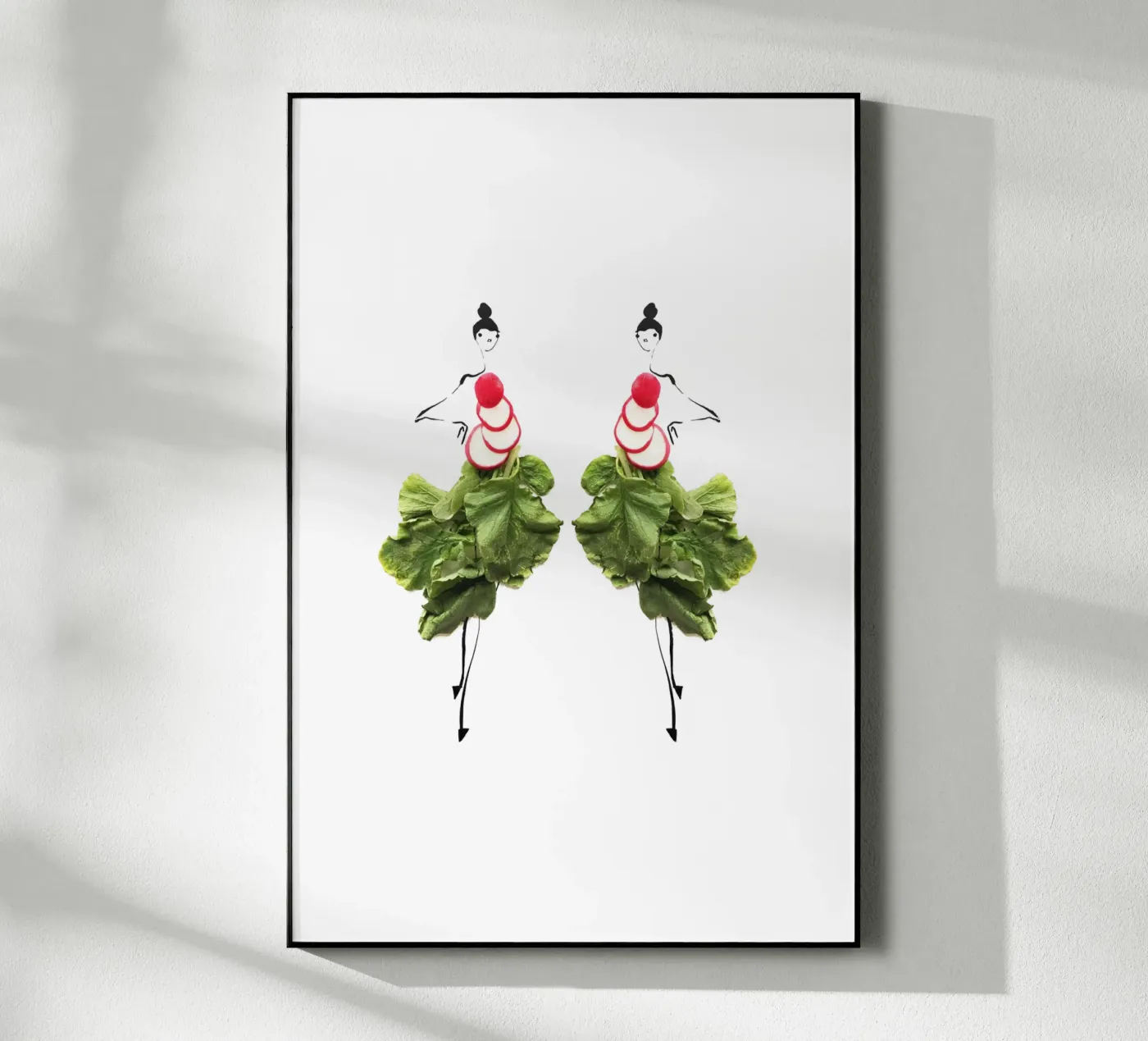 Radish Duo plexiglass da Gretchen Roehrs
