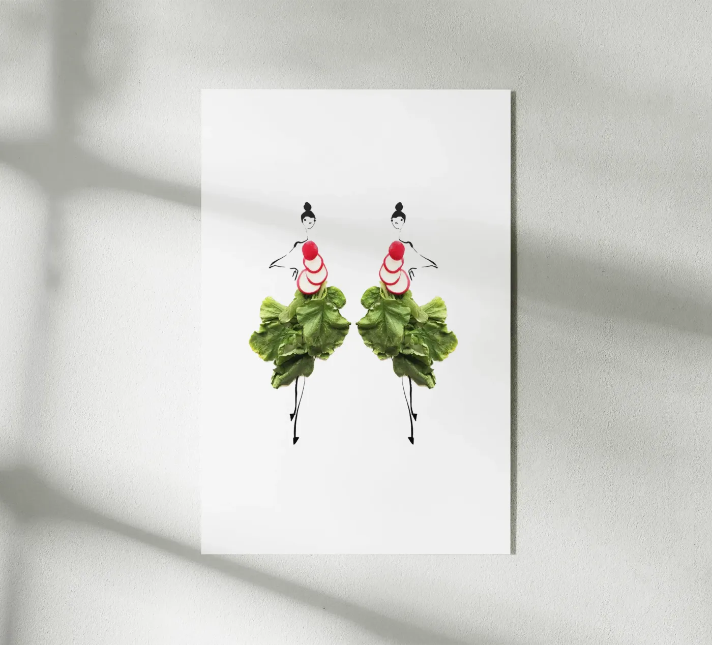 Radish Duo plexiglass da Gretchen Roehrs