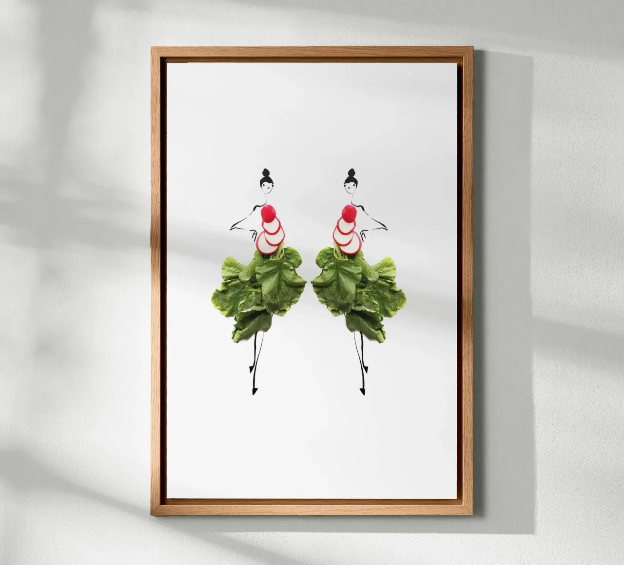 Radish Duo alluminio dibond da Gretchen Roehrs