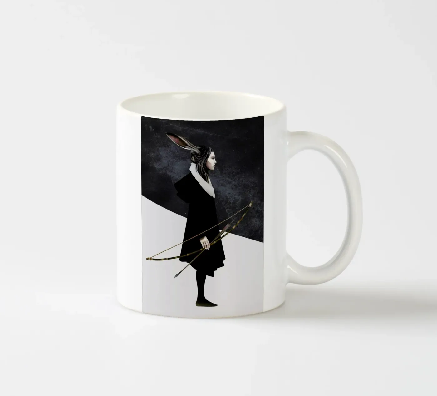 The Hunt ceramic mug by Ruben Ireland