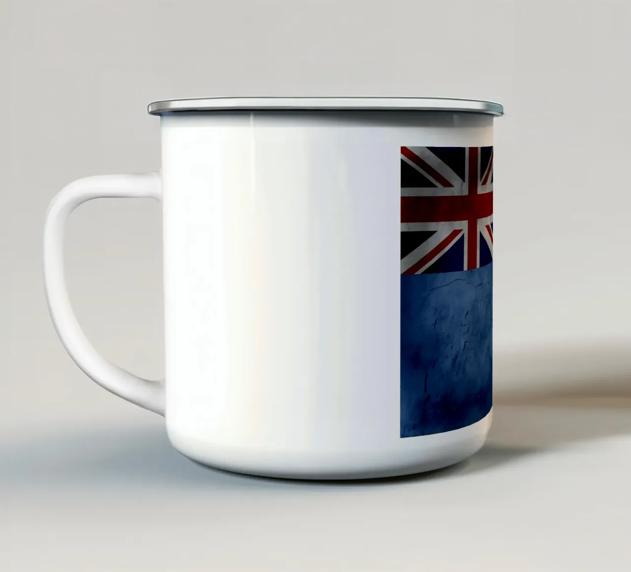 Bandiera vintage di Tuvalu tazza in smalto da Joshua A Holmes