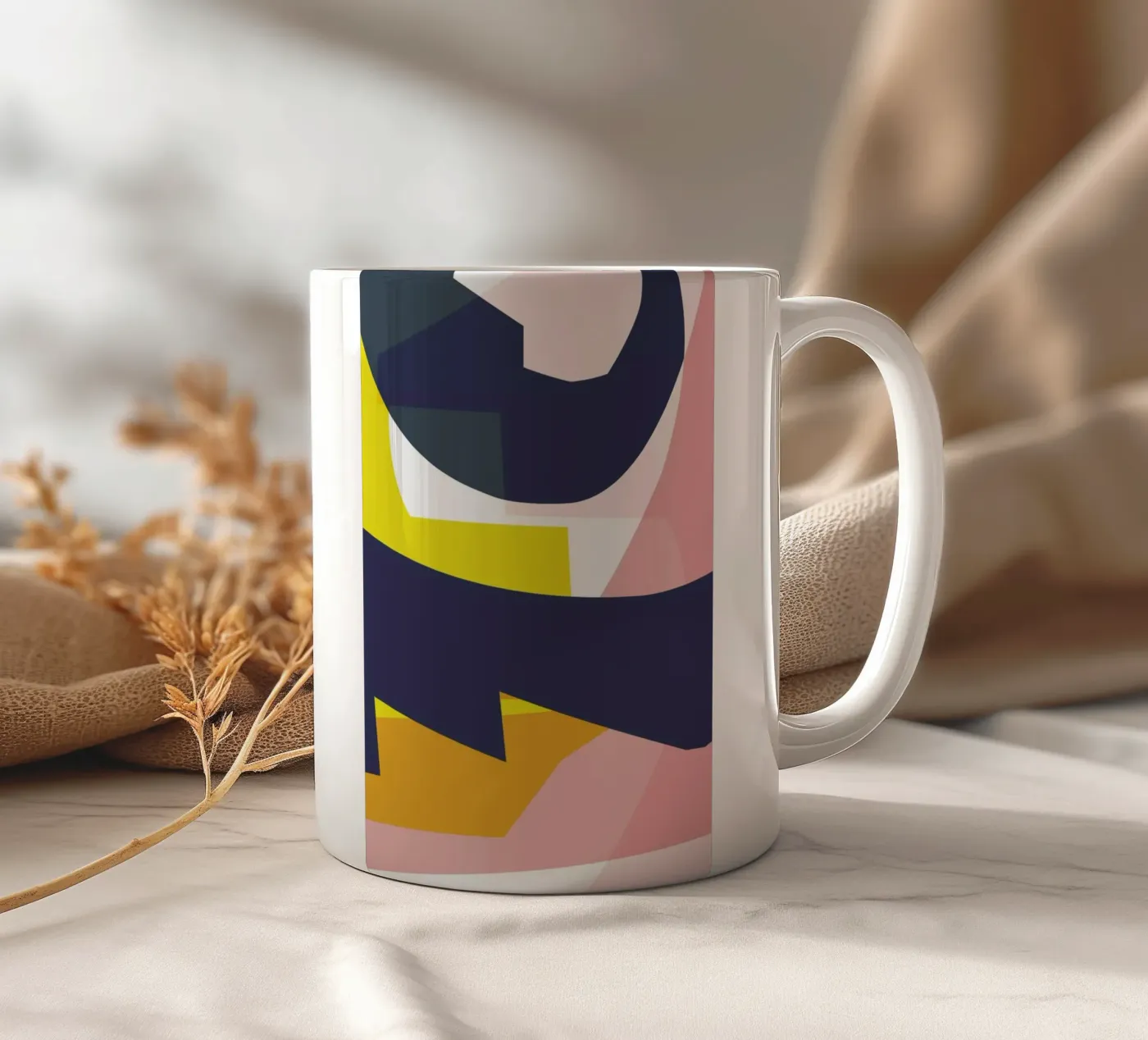 Composite 3 ceramic mug by Jonathan Lawes