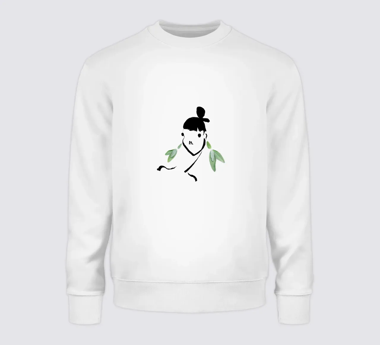 Sage sweatshirt by Gretchen Roehrs