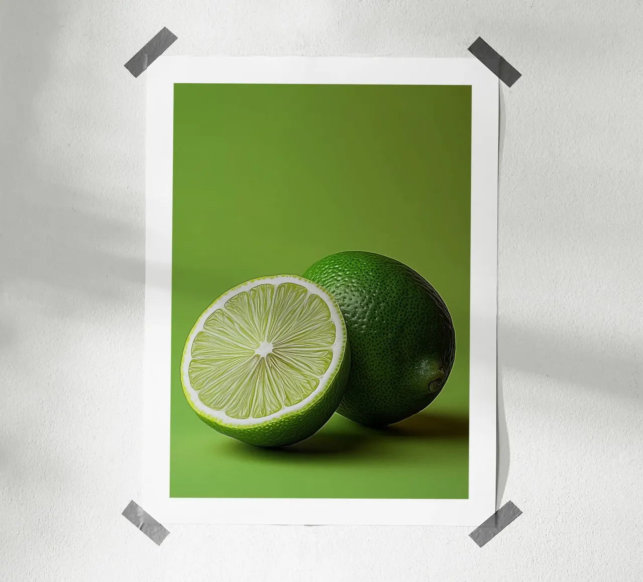 Citron vert minimaliste poster da Spice & Style