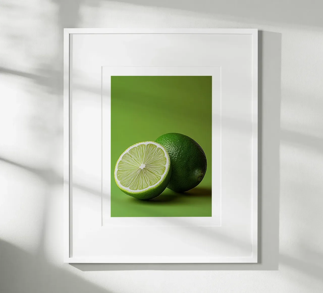 Citron vert minimaliste poster da Spice & Style