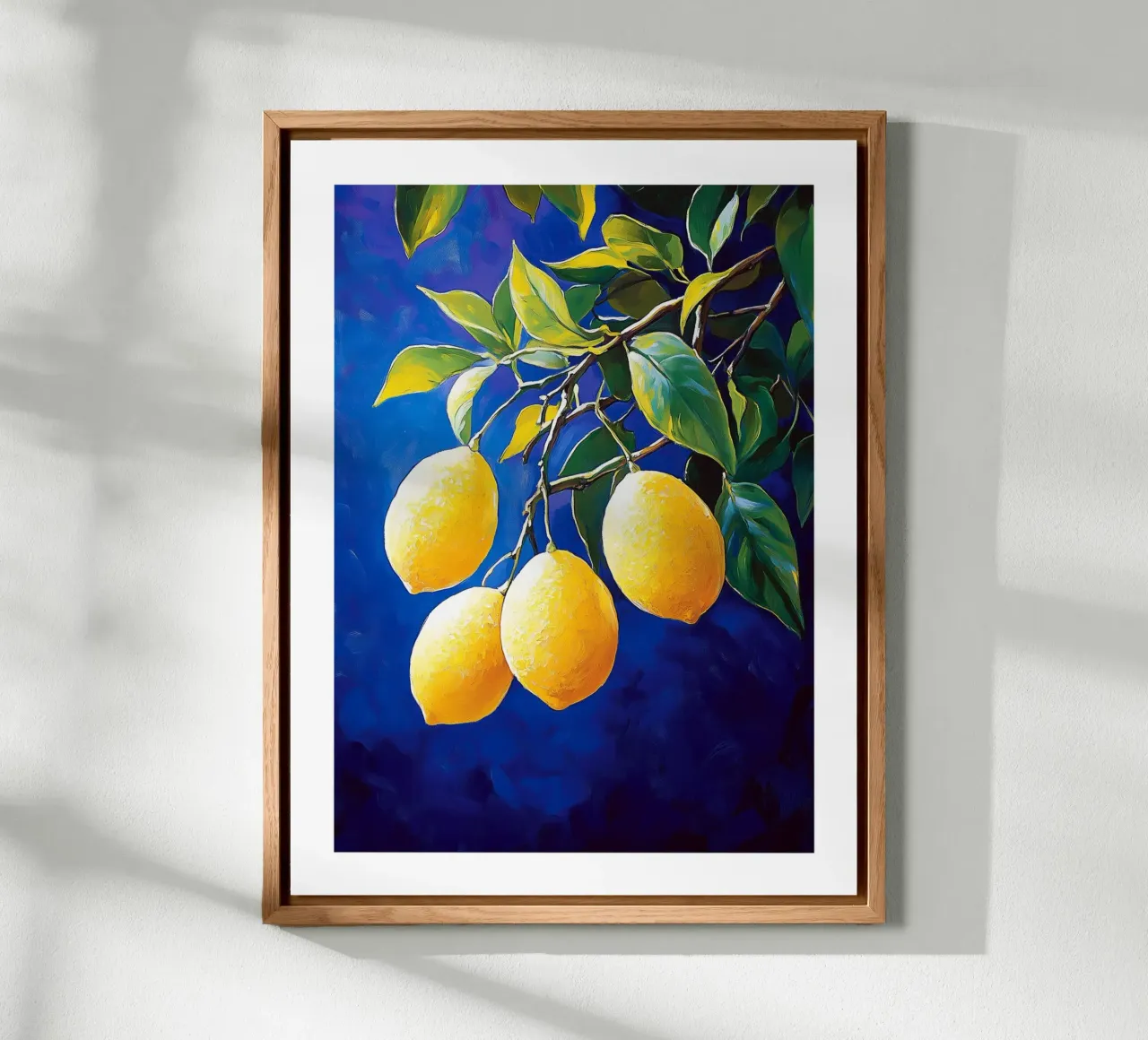 Ramo di limone artistico alluminio dibond da Spice & Style