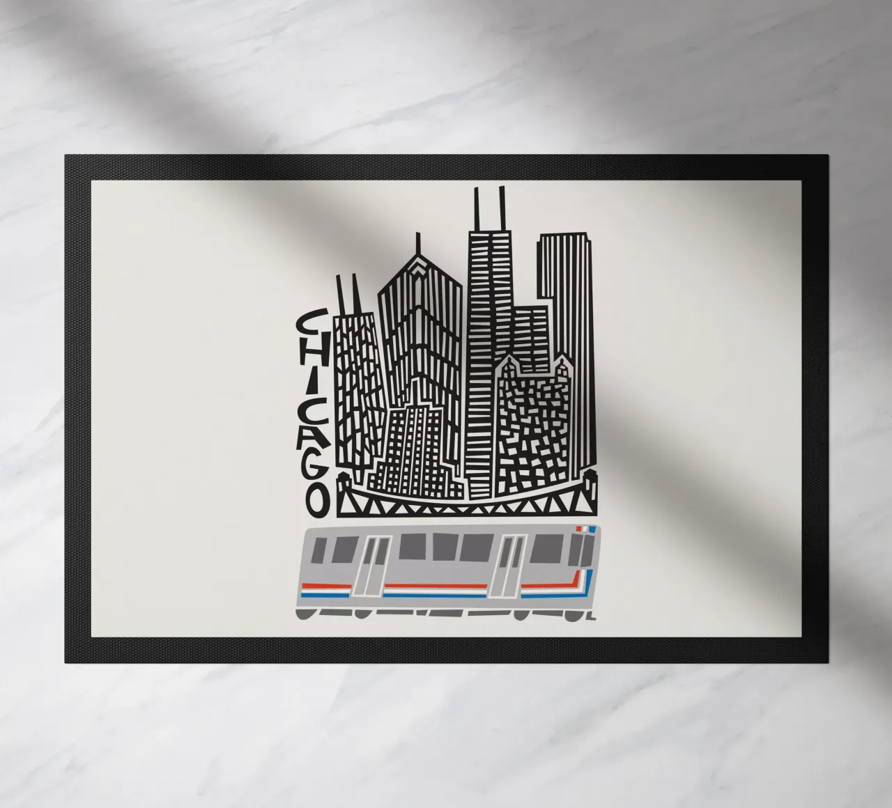 Chicago deurmat van Fox & Velvet