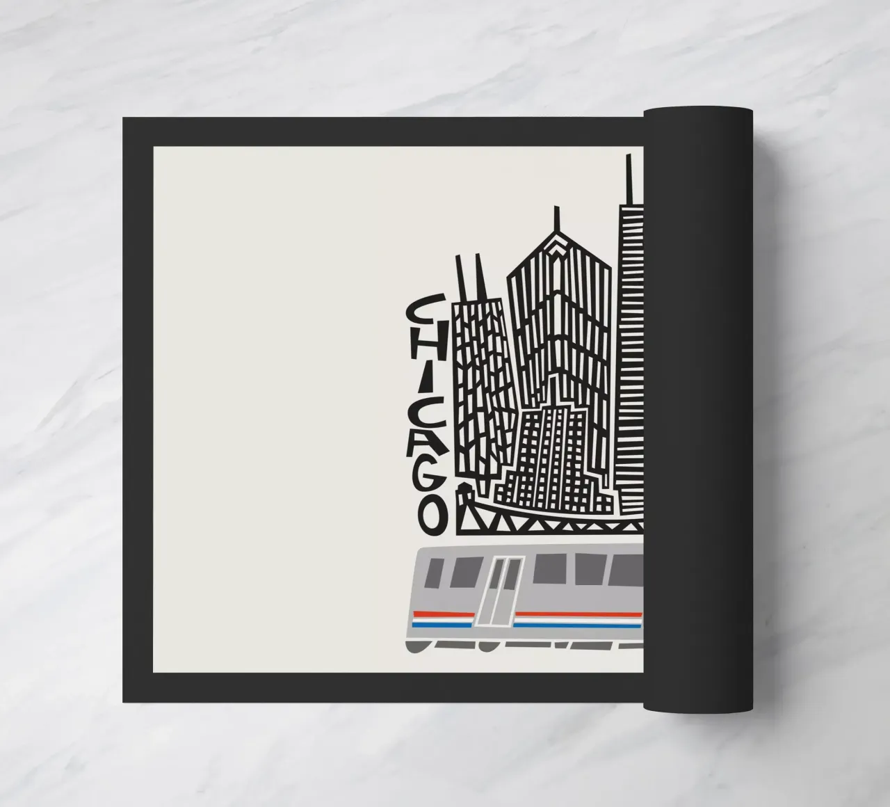 Chicago deurmat van Fox & Velvet