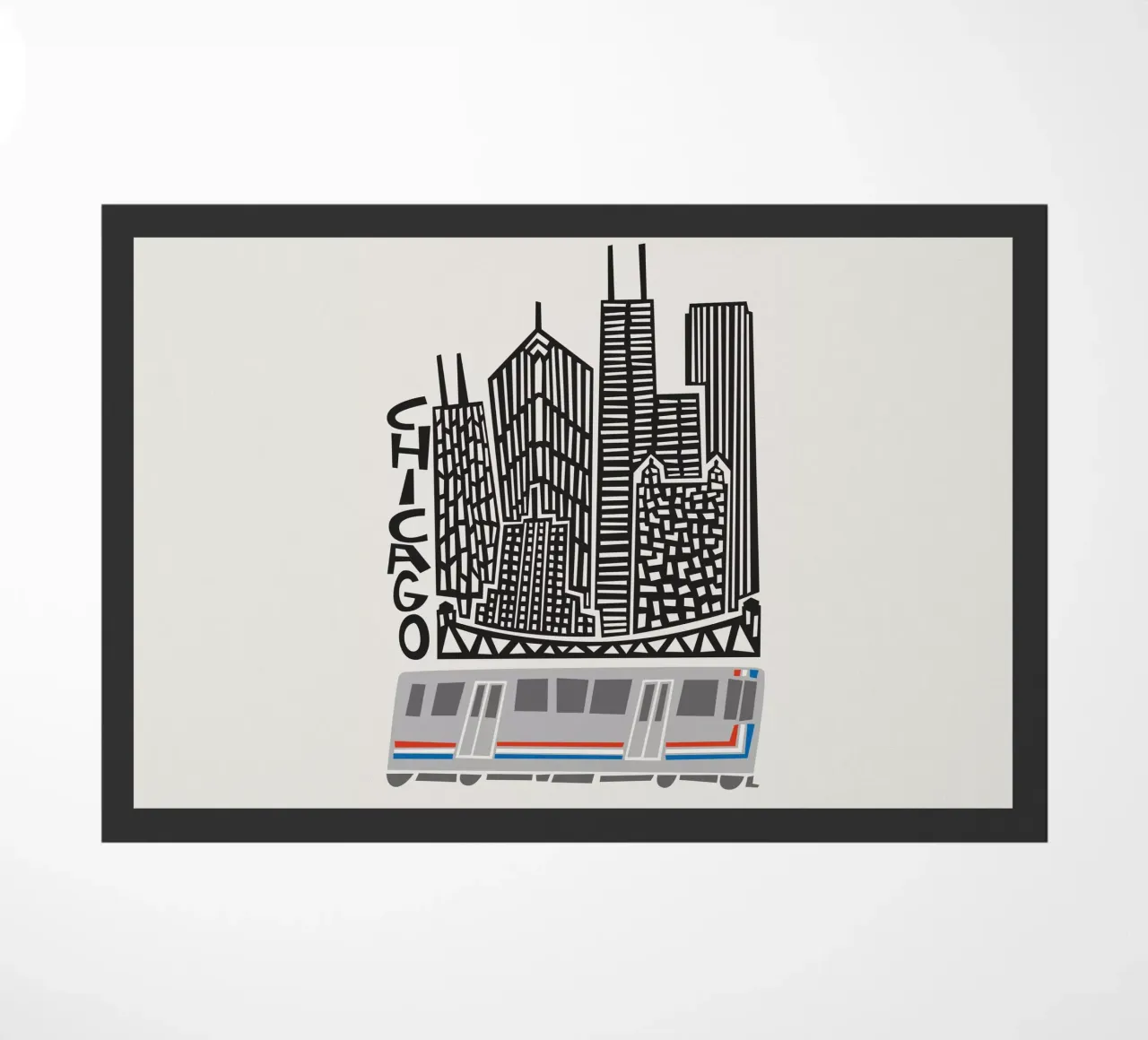 Chicago deurmat van Fox & Velvet