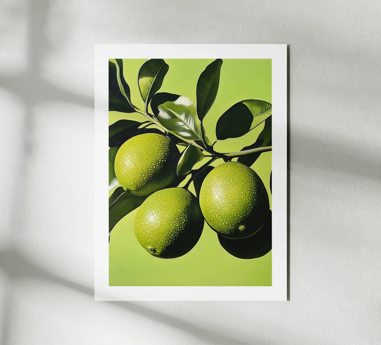Rametto di lime alluminio dibond da Spice & Style