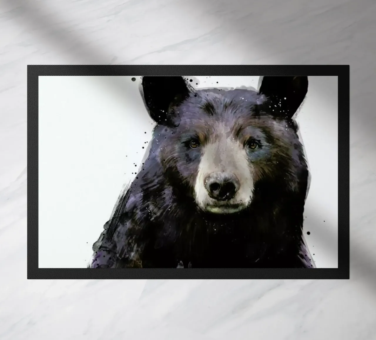 Black Bear deurmat van Amy Hamilton