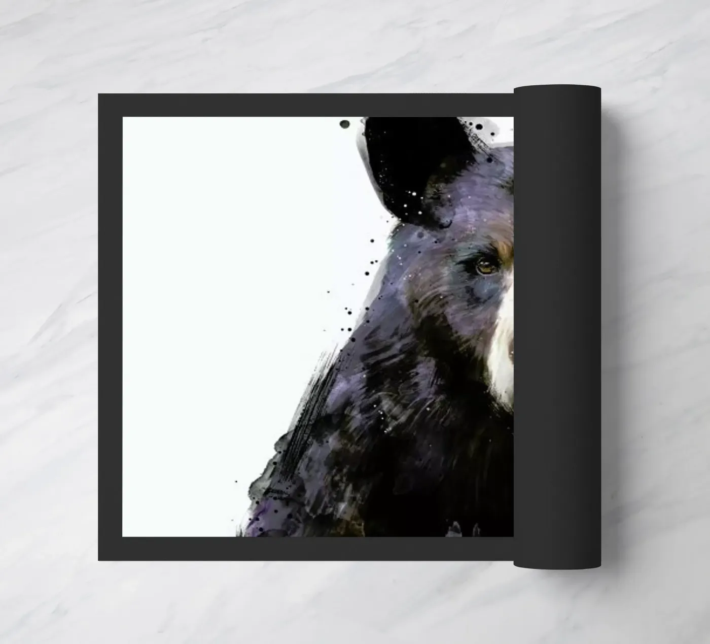 Black Bear deurmat van Amy Hamilton