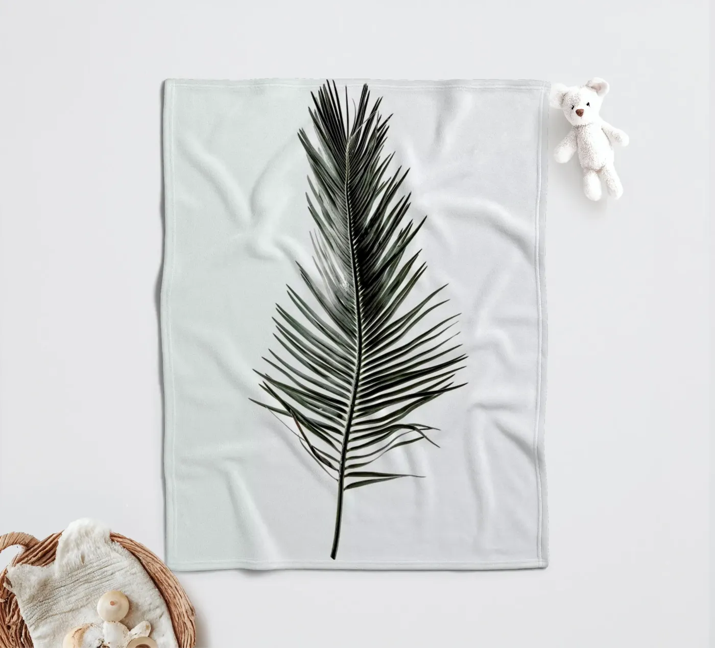 Leaf Study 3 fleece blanket by Shot By Clint