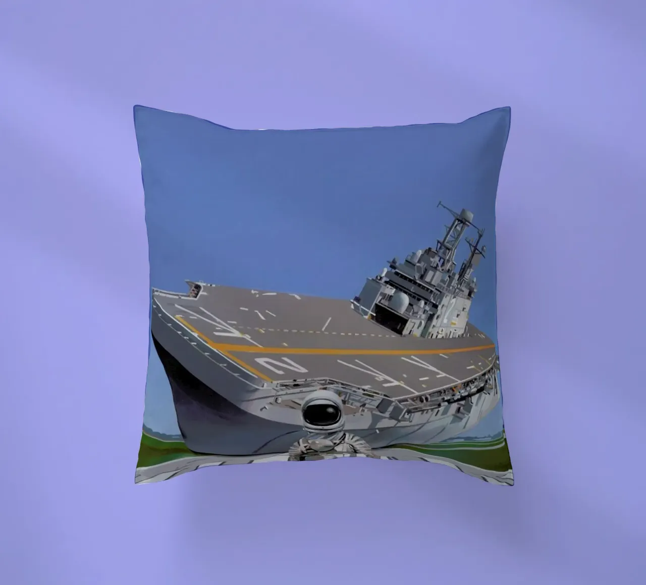 The Runway decorative cushion by Scott Listfield