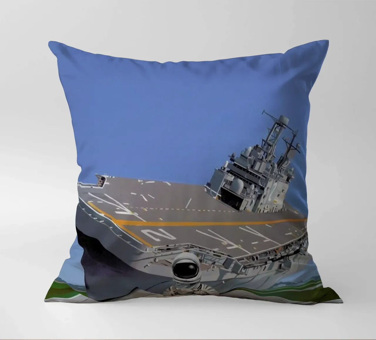 The Runway decorative cushion by Scott Listfield