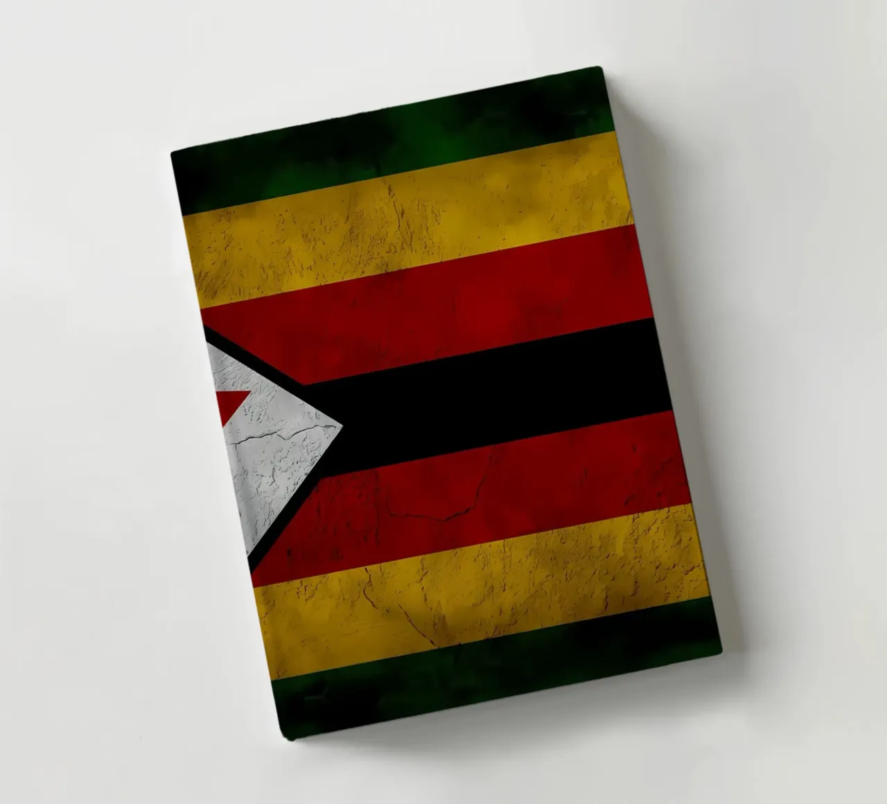 Zimbabwe vintage flag notebook by Joshua A Holmes
