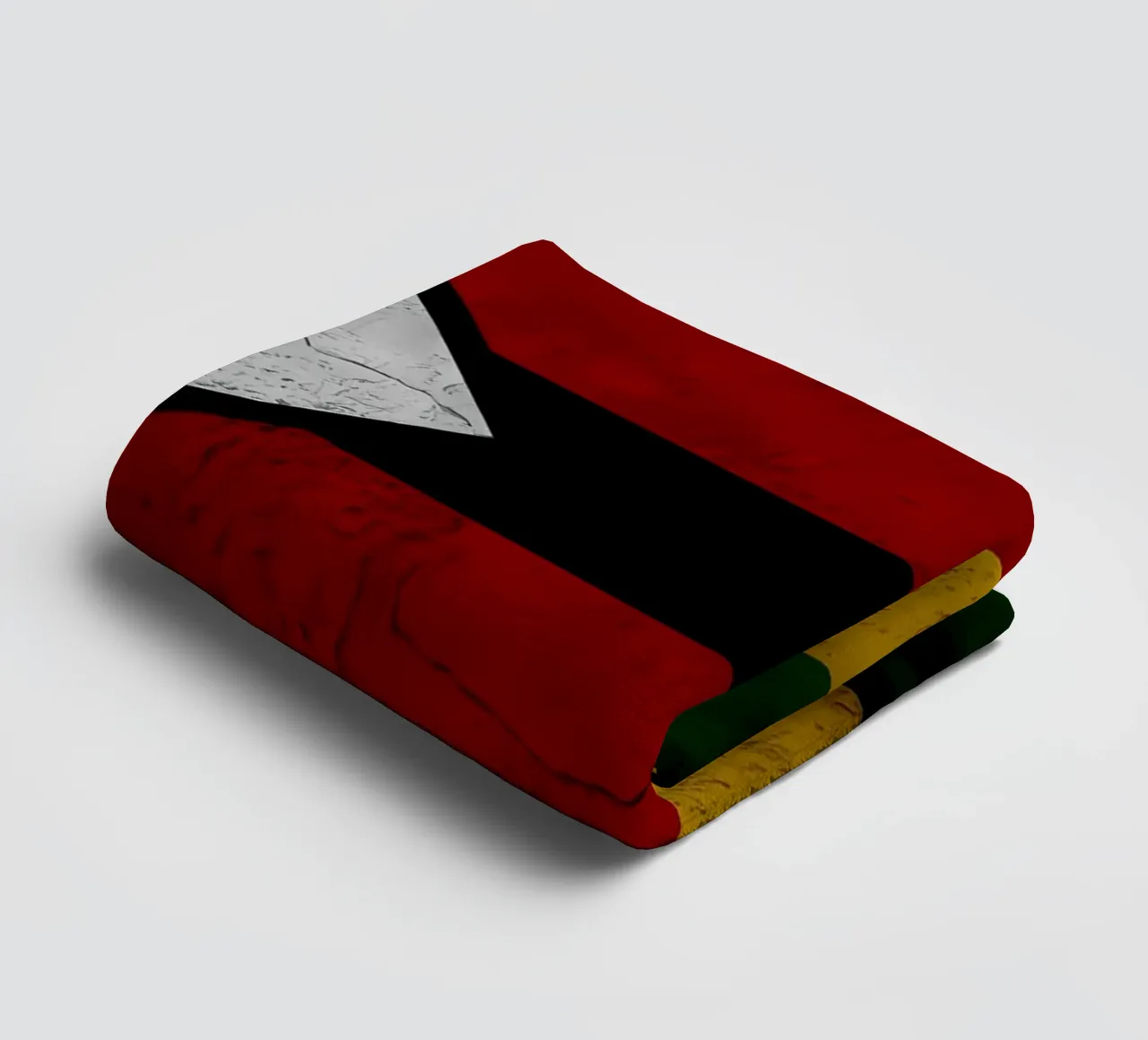 Zimbabwe vintage flag towel by Joshua A Holmes
