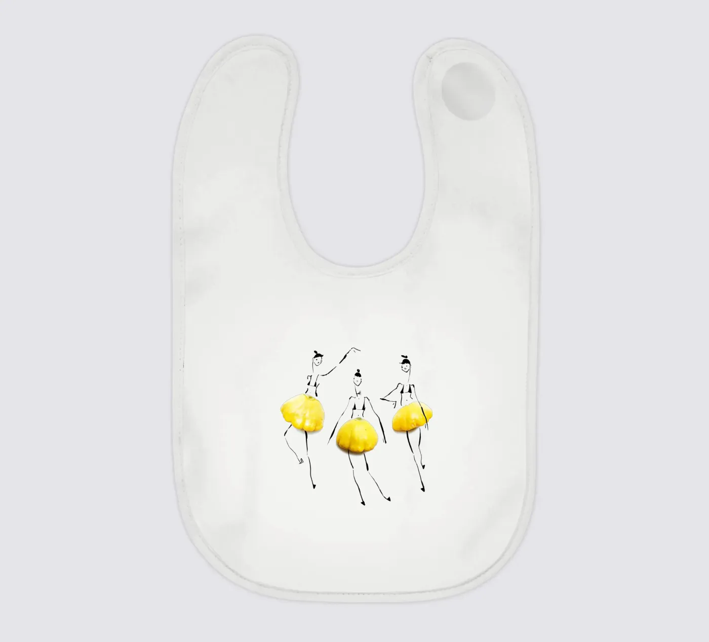 Squash Rockets bavaglino da Gretchen Roehrs