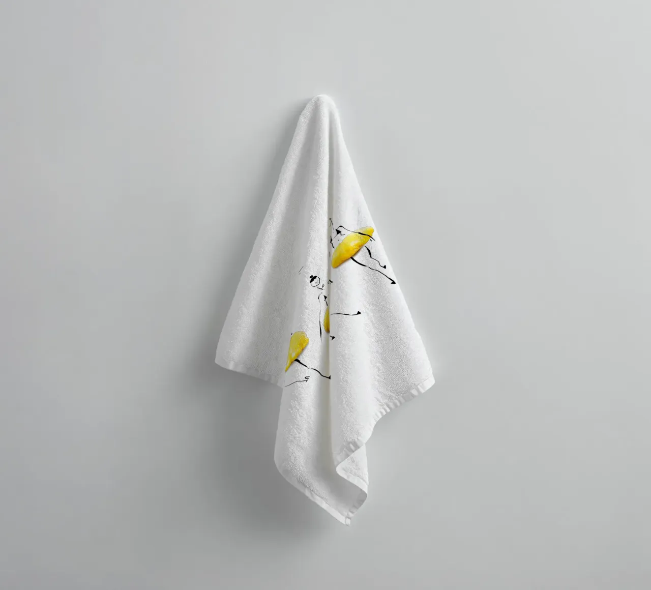 Squash Rockets asciugamano da bagno da Gretchen Roehrs