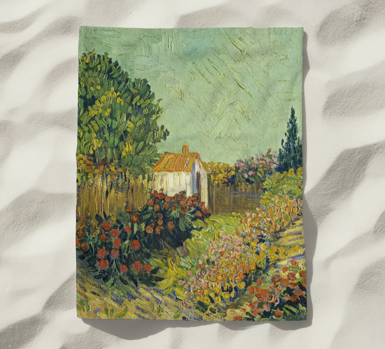 Imitator of Vincent van Gogh, Landscape beach towel by Timeless Artworks