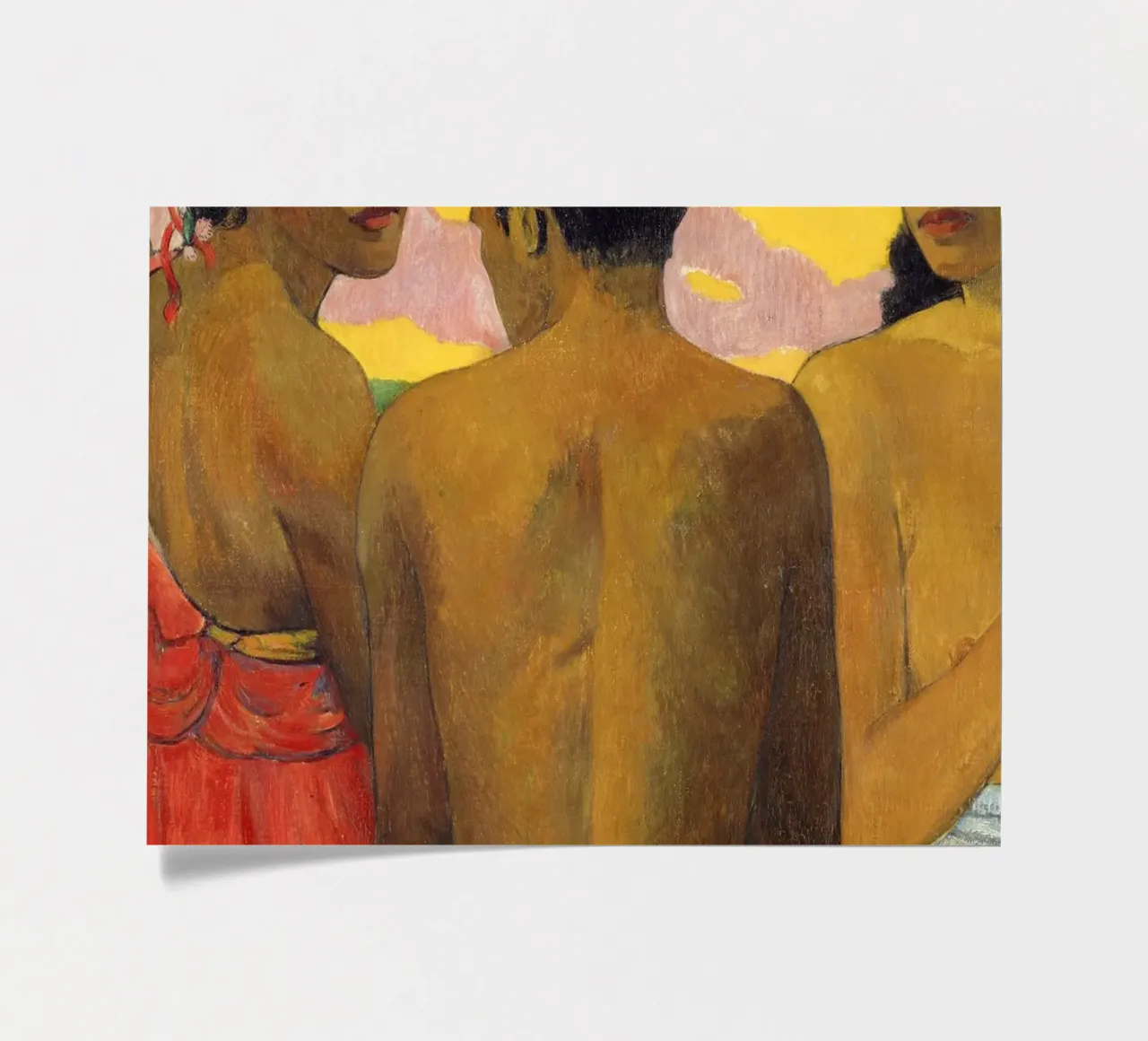 Paul Gauguin - Three Tahitians sticker sheet by Timeless Artworks