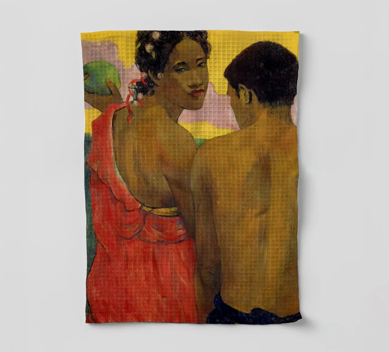 Paul Gauguin - Tre tahitiani canovaccio da cucina da Timeless Artworks