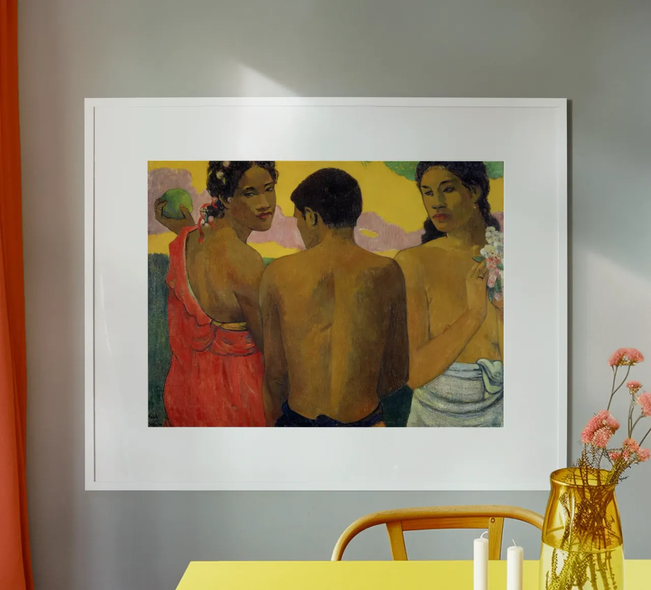 Paul Gauguin - Tre tahitiani carta hahnemühle da Timeless Artworks