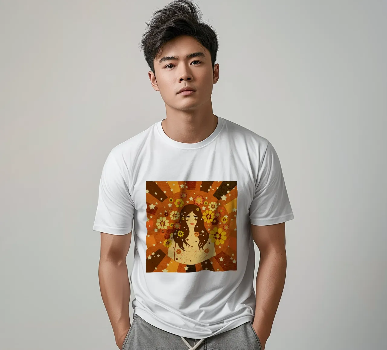 Flower Power t-shirt da Kris Tate