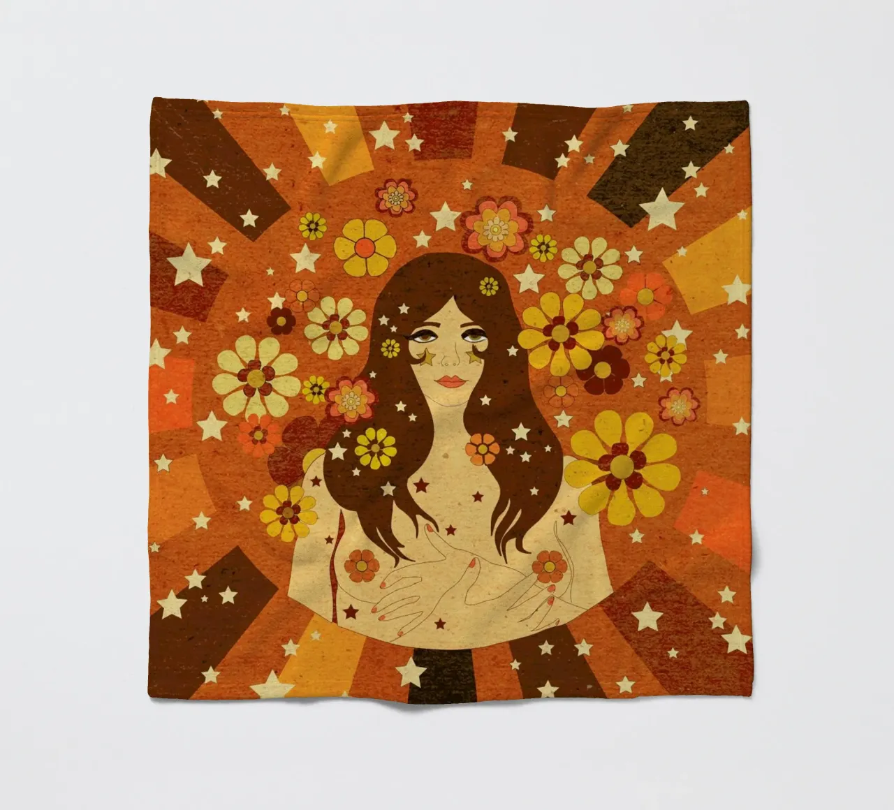 Flower Power coperta in pile da Kris Tate