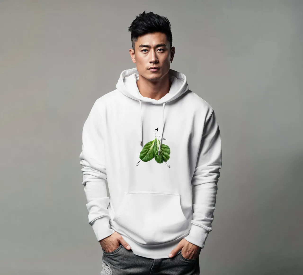 Tatsoi felpa con cappuccio da Gretchen Roehrs