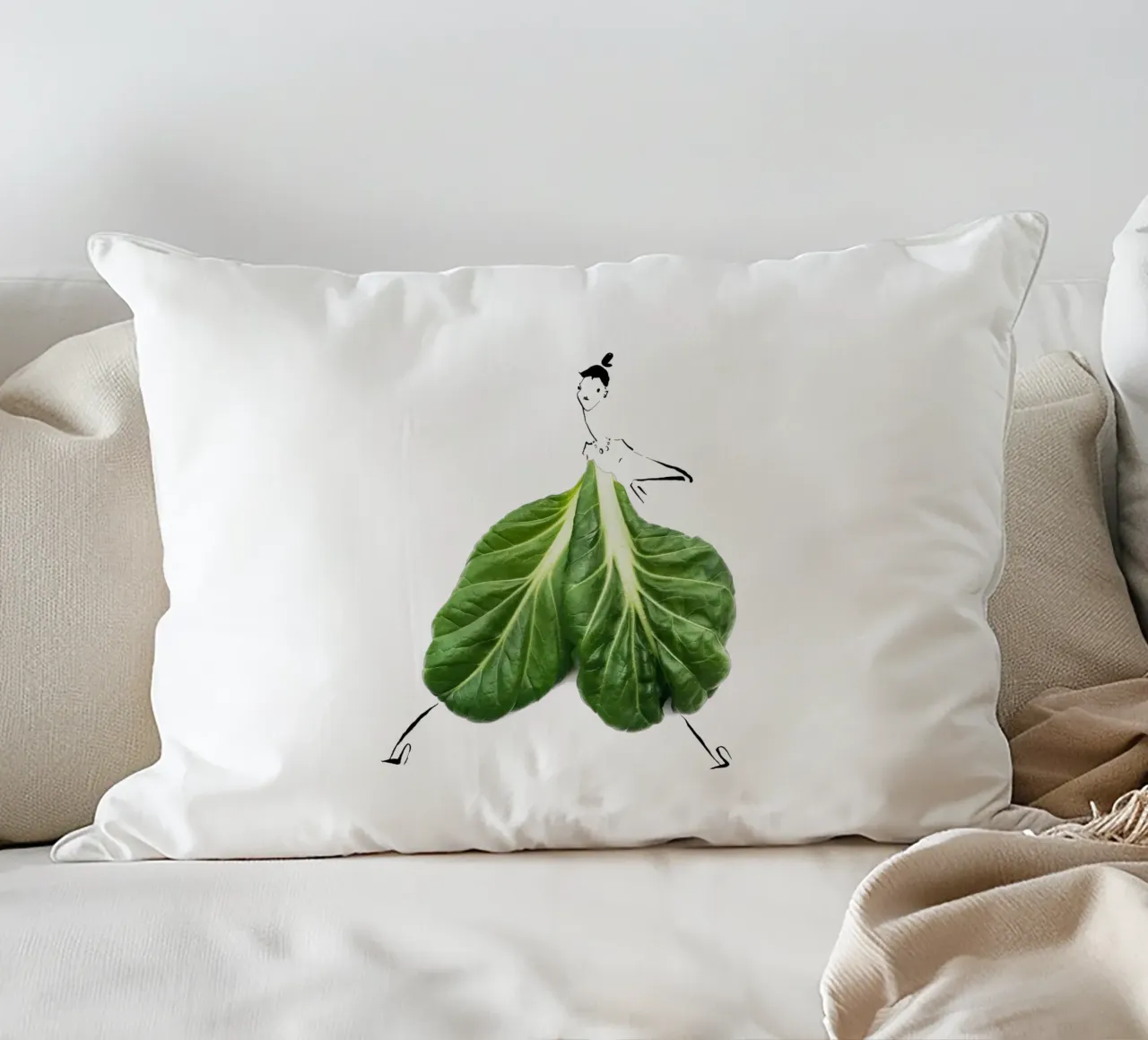 Tatsoi cuscino da Gretchen Roehrs