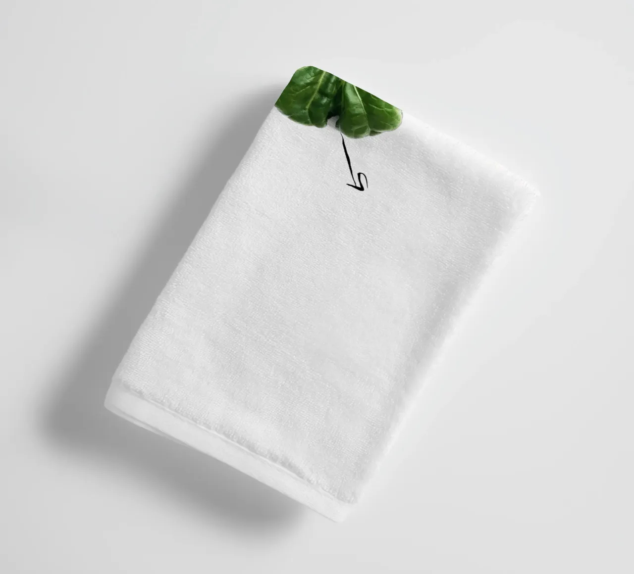 Tatsoi asciugamano da bagno da Gretchen Roehrs