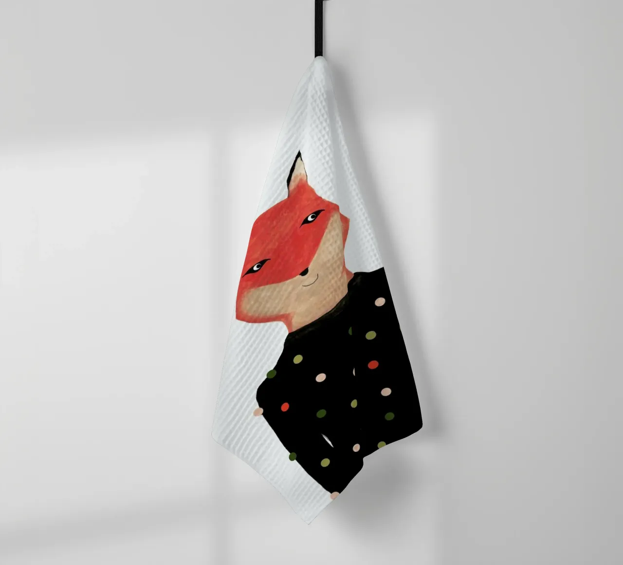 Fox with Sweater canovaccio da cucina da Atelier Mave