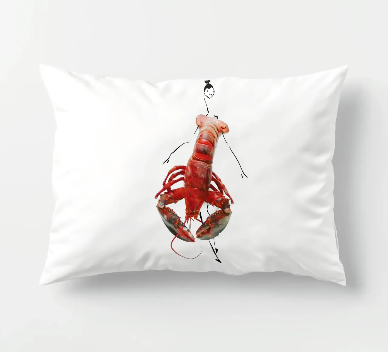 The Lobster cuscino da Gretchen Roehrs
