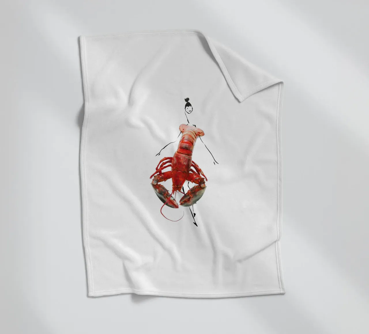 The Lobster coperta in pile da Gretchen Roehrs